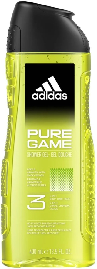Adidas Pure Game 3w1 Men 400ml żel pod prysznic dla mężczyzn