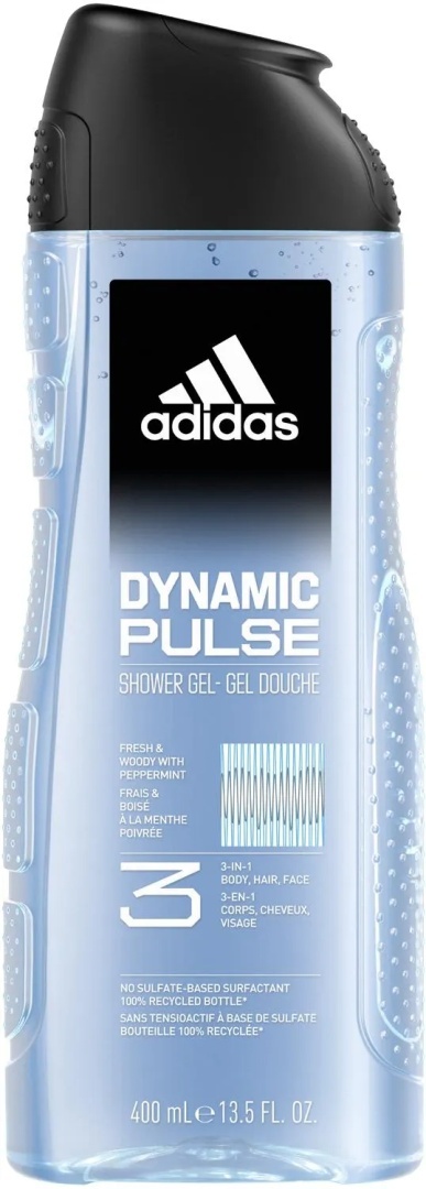 Adidas Dynamic Pulse 3w1 Men 400ml żel pod prysznic dla mężczyzn
