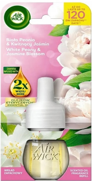 Air Wick Wkład zapachowy Zapas Biała Peonia i Kwitnący Jaśmin 19ml