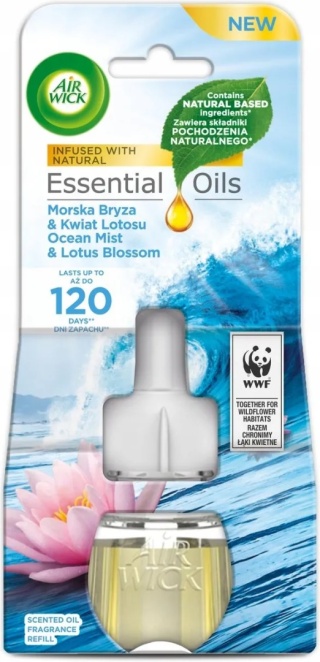 Air Wick Wkład zapachowy Zapas Morska Bryza i Sól Morska 19ml