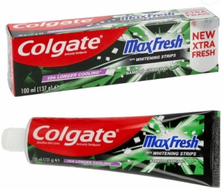 Colgate Max Fresh Bamboo Charcoal 100ml wybielająca pasta do zębów z aktywnym węglem