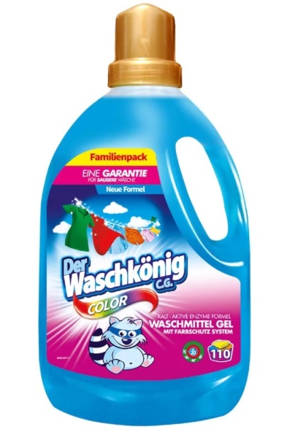 Der Waschkonig Color 3,305l żel do prania tkanin kolorowych 110P