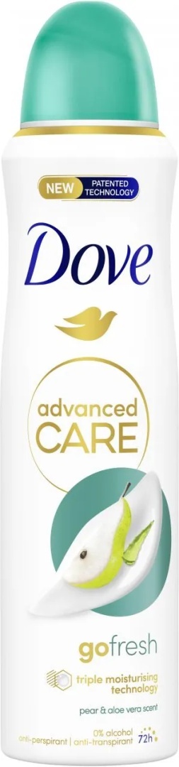 Dove Advanced Care Pear & Aloe Vera Antyperspirant dla kobiet spray 150ml