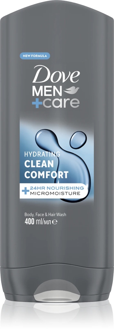 Dove Men+Care Clean Comfort 3w1 Żel pod prysznic dla mężczyzn 400ml