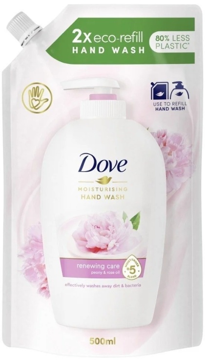 Dove Renewing Care Peony & Rose Oil Mydło w płynie Zapas 500ml