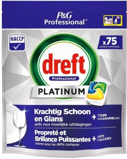 Dreft Caps Platinum Professional Lemon All in1 75szt