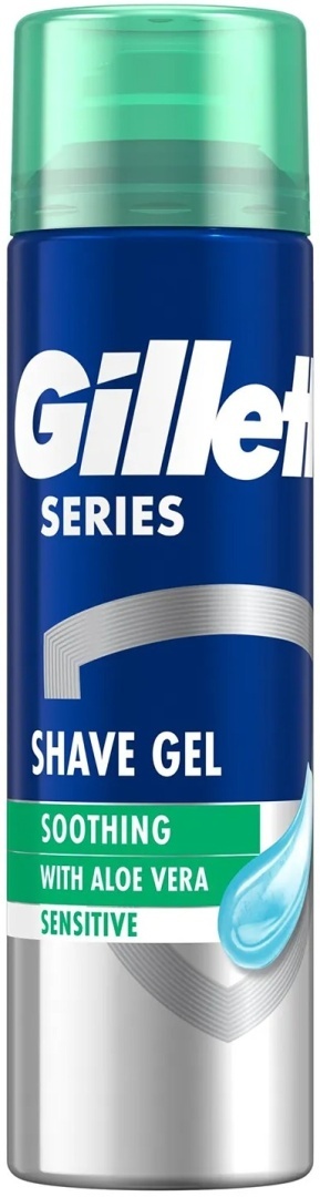 Gillette Series Sensitive Żel do golenia z aloesem 200 ml