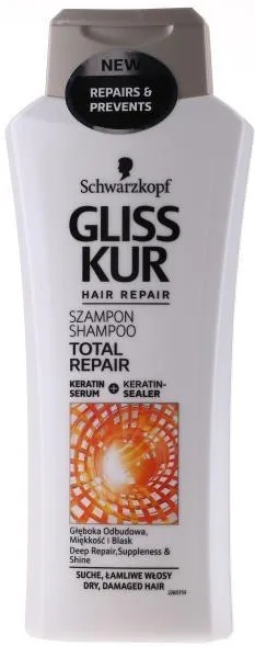 Gliss Kur Total Repair Szampon do włosów suchych i zniszczonych 400ml