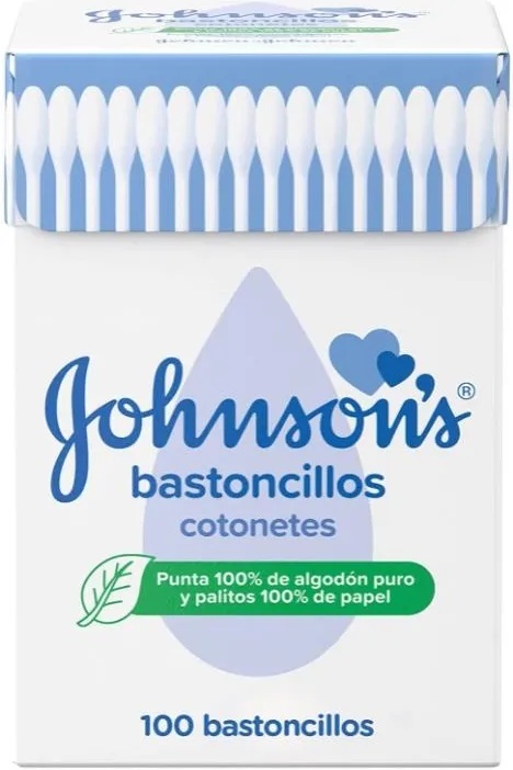 Johnson`s Patyczki do higieny uszu 100szt