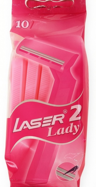 Laser II Razor Lady Opakowanie 10szt Jednorazowe maszynki do golenia dla kobiet