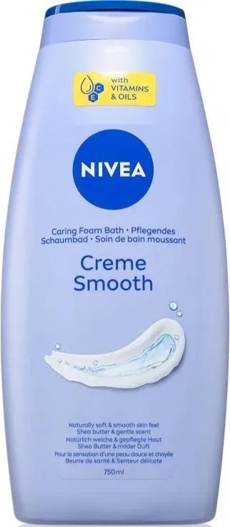 Nivea Creme Smooth Kremowy żel pod prysznic z witaminami C i E 750ml