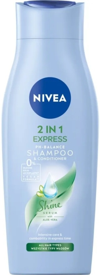 Nivea Express Shampoo & Conditioner Szampon z odżywką 2w1 400 ml