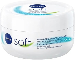 Nivea Soft Krem intensywnie nawilżający z olejkiem jojoba i witaminą E 200ml