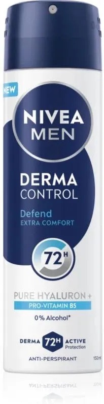 Nivea Men Derma Control Defen Extra Comfort 72h Antyperspirant dla mężczyzn Spray 150ml