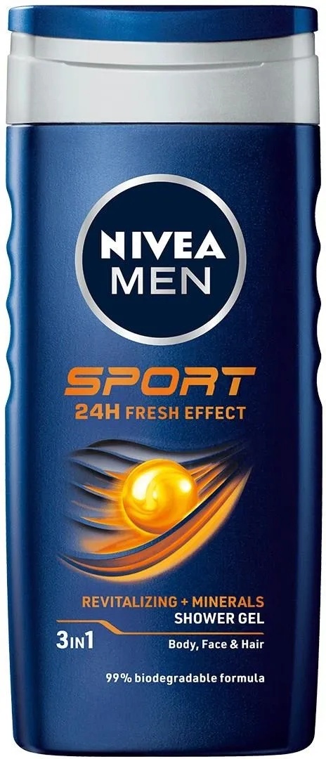 Nivea Men Sport 3IN1 Żel pod prysznic dla mężczyzn 500ml