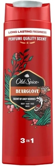 Old Spice Bearglove 3in1 Żel pod prysznic dla meżczyzn 400 ml