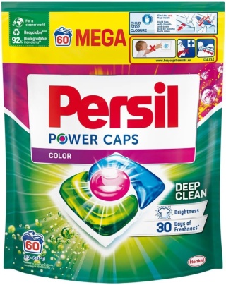 Persil Power Caps Color 60szt Kapsułki do prania tkanin kolorowych