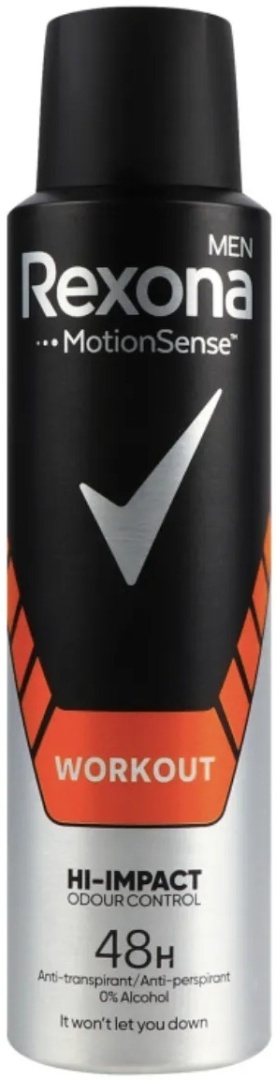 Rexona Men Workout Antyperspirant dla mężczyzn spray 150ml