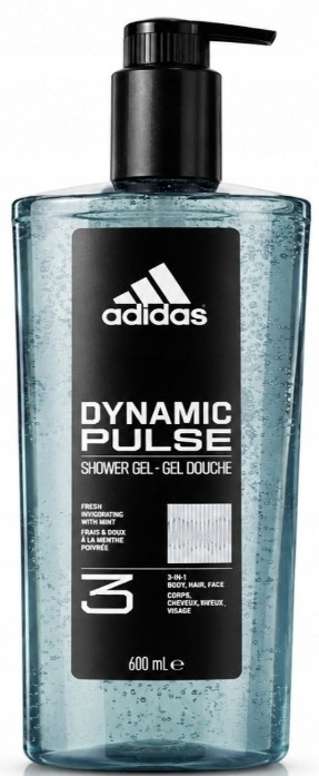 Adidas Men Dynamic Pulse 600 ml Żel pod prysznic męski 3w1