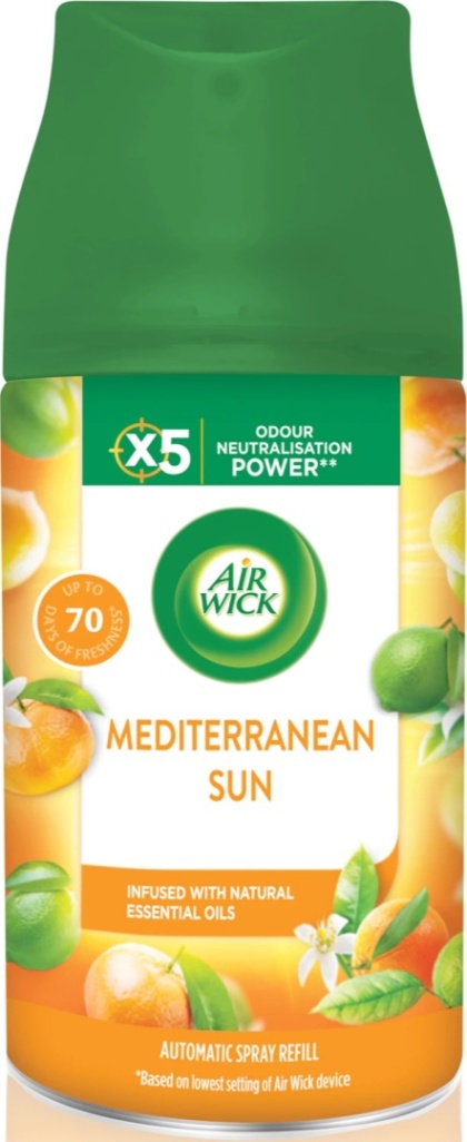 Air Wick Freshmatic Śródziemnomorska pomarańcza 250 ml Wkład do odświeżacza
