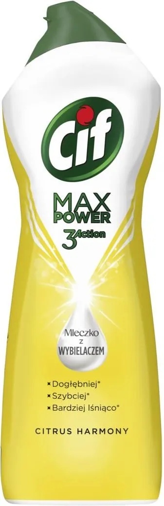 Cif Max Power 3Action Citrus Harmony 1001g Mleczko z wybielaczem