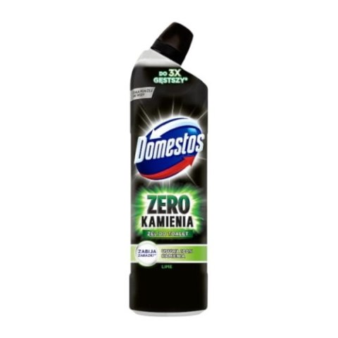 Domestos Zero Kamienia Lime 750 ml Żel do WC z limonkowym zapachem