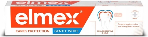 Elmex Przeciw próchnicy delikatnie wybielająca 75 ml Pasta do zębów