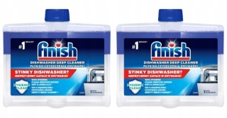 Finish Regular 2x250 ml Płyn do czyszczenia zmywarek