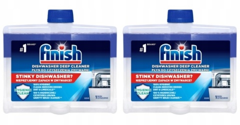 Finish Regular 2x250 ml Płyn do czyszczenia zmywarek