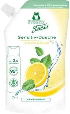 Frosch Senses Lemon & Mint 500 ml Żel pod prysznic Zapas