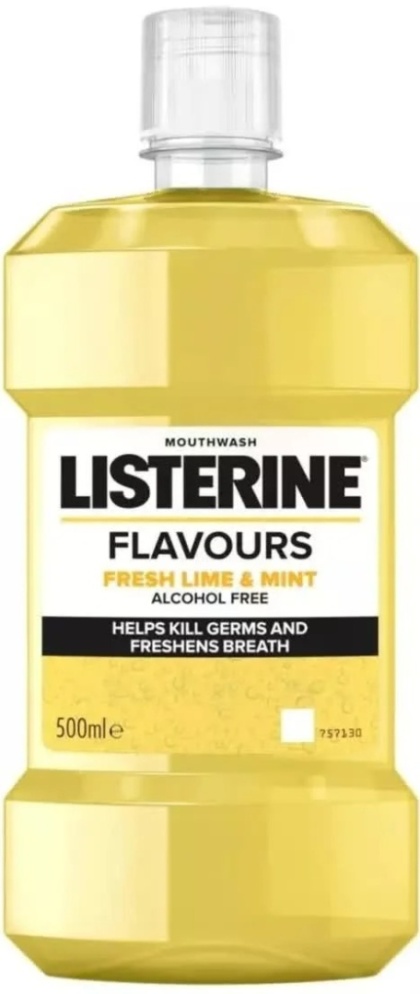 Listerine Fresh Lime & Mint Płyn do płukania jamy ustnej 500 ml