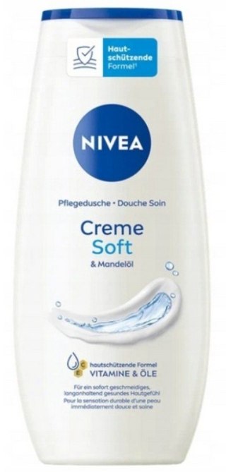 NIVEA Creme Soft & Almond Oil 250ml Żel pod prysznic