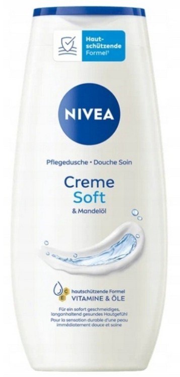 NIVEA Creme Soft & Almond Oil 250ml Żel pod prysznic