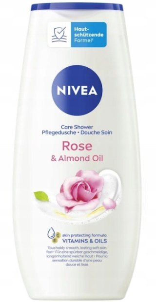 NIVEA ROSE & ALMOND OIL 250ml Żel pod prysznic