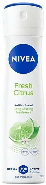 Nivea Fresh Citrus 72H 150 ml Antyperspirant dla kobiet spray