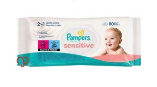 Pampers Sensitive 80szt Chusteczki nawilżane dla dzieci