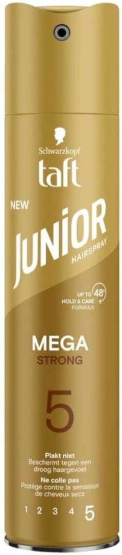 Taft Junior N°5 Mega Strong Lakier do włosów 250 ml