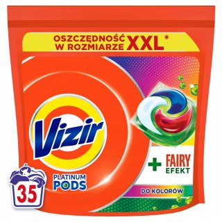 VIZIR PLATINUM PODS + FAIRY EFFECT DO KOLORÓW 35 sztuk