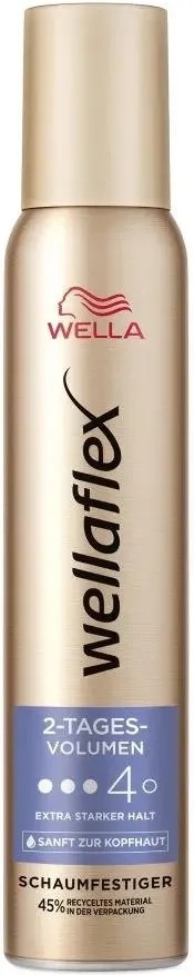Wella Wellaflex 2-Tages Volumen N°4 200 ml Pianka do włosów Dwudniowa objętość