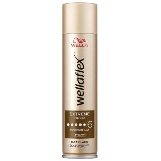 Wellaflex Extreme Hold 6 250ml Lakier do włosów ekstremalnie mocny