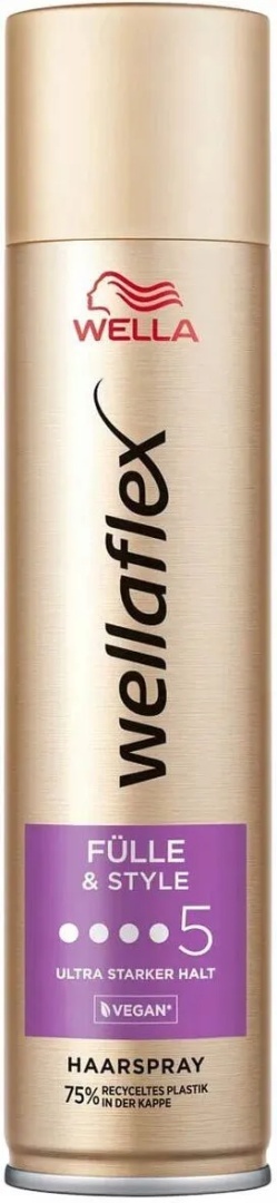 Wellaflex Fulle & Style N° 5 Bardzo mocne utrwalenie Lakier do włosów 250 ml