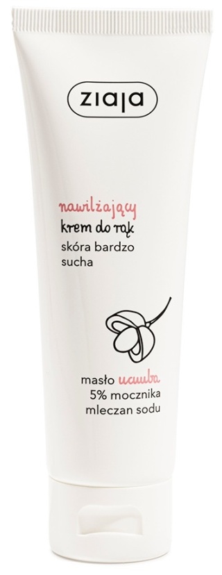 Ziaja Nawilżający krem do rąk 80 ml Masło Ucuuba Skóra bardzo sucha